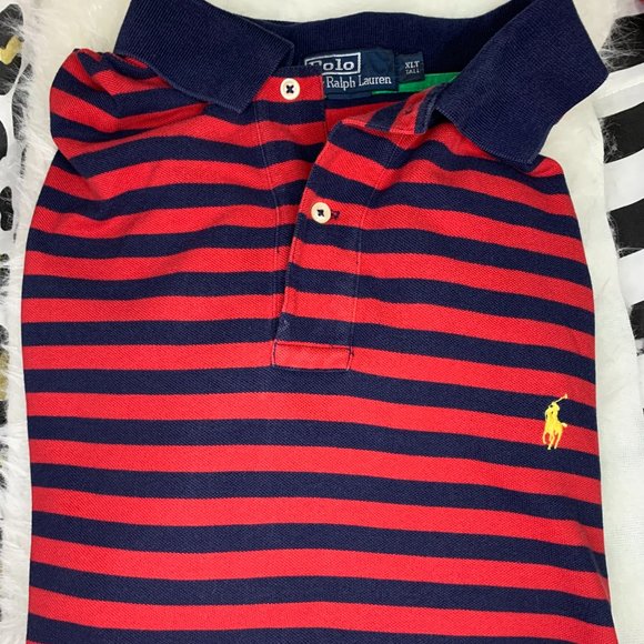 Ralph Lauren Striped Collared Button Up Shirt - Picture 2 of 4